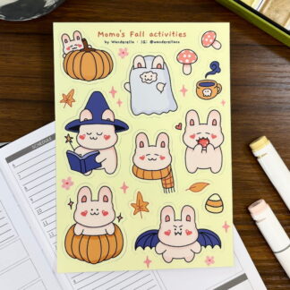 Momo's Fall Activities Sticker Sheet