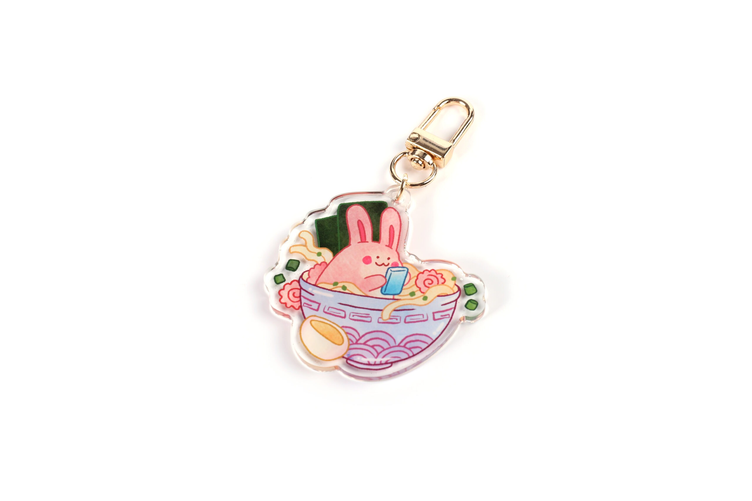 Bunny Ramen Acrylic Charm - Image 5