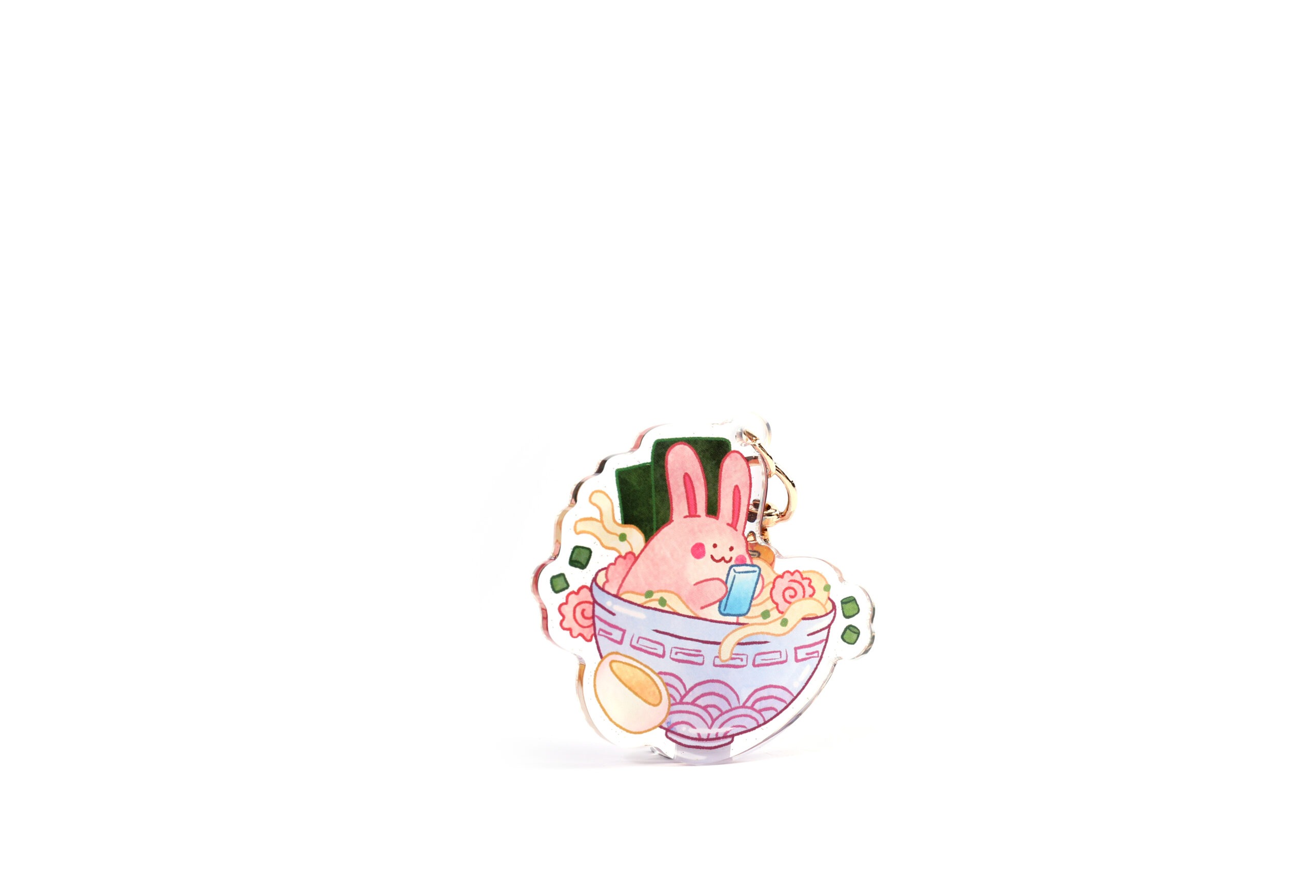 Bunny Ramen Acrylic Charm - Image 2
