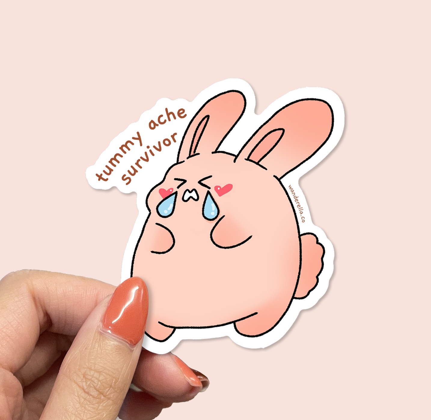 Tummy Ache Survivor Sticker
