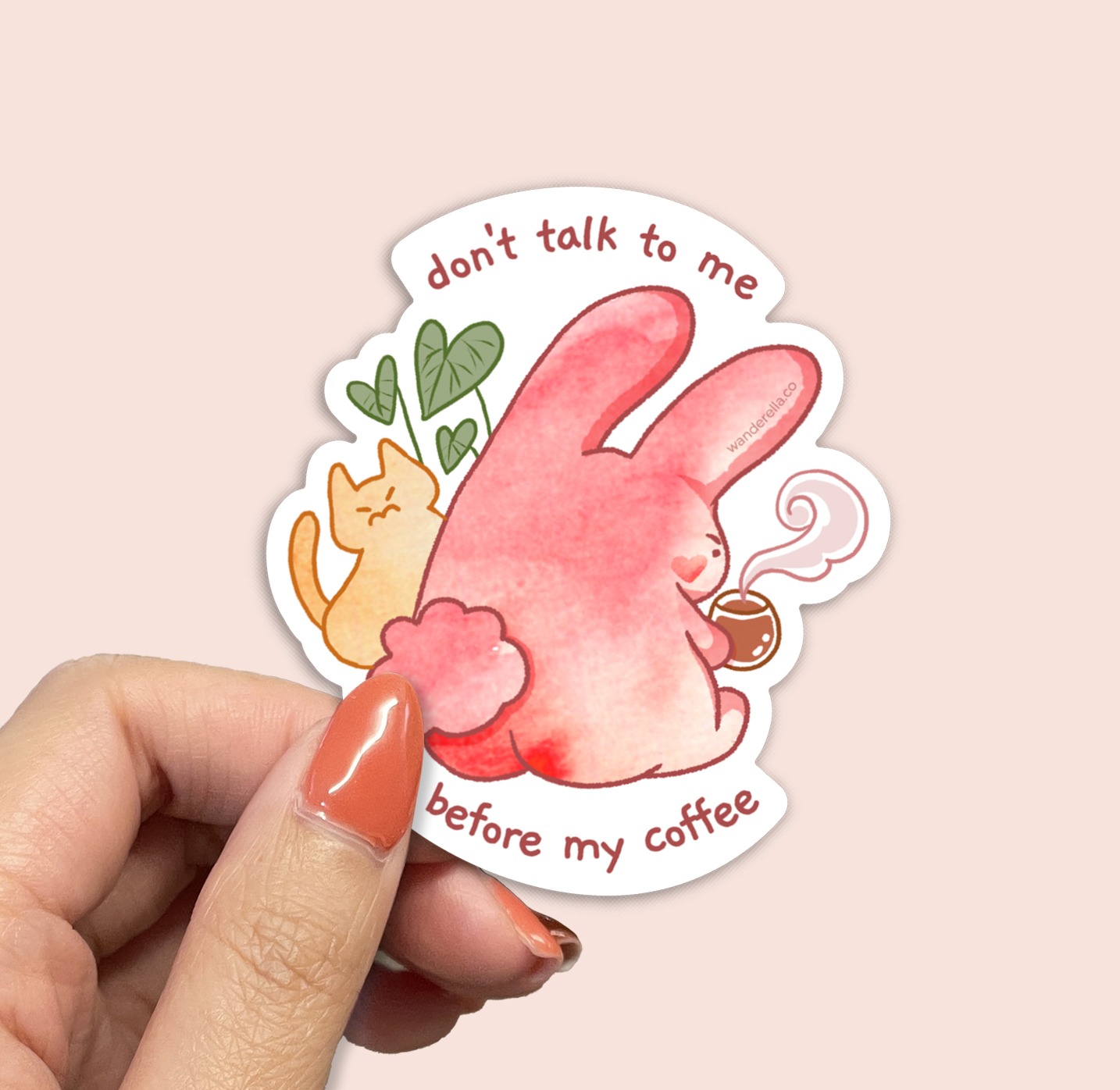 Don't Talk to Me Before My Coffee Sticker