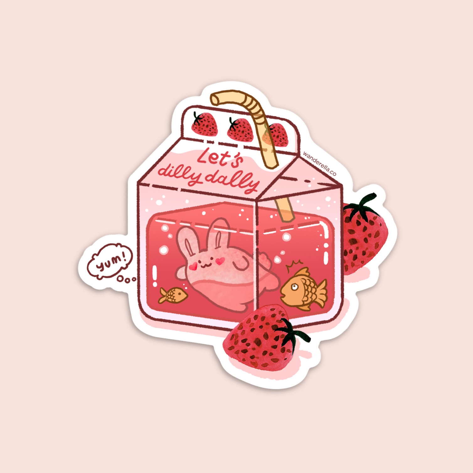 Let's Dilly Dally Sticker