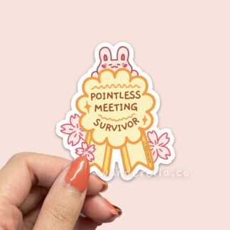 Pointless Meeting Survivor Sticker