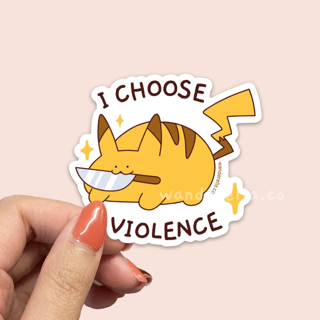 Electric mouse sticker