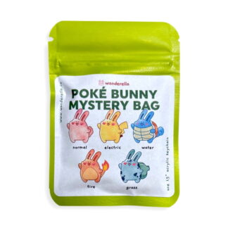 Elemental bunny keychain mystery bag