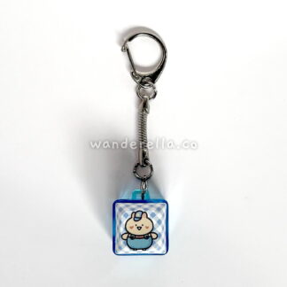 Wasabi keycap keychain