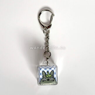 Forest creature keycap keychain