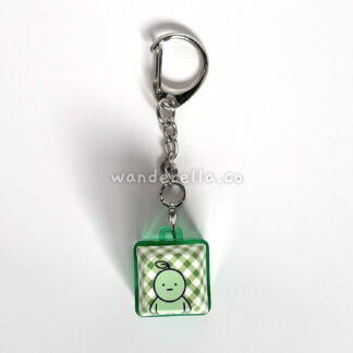 Green guy keycap keychain
