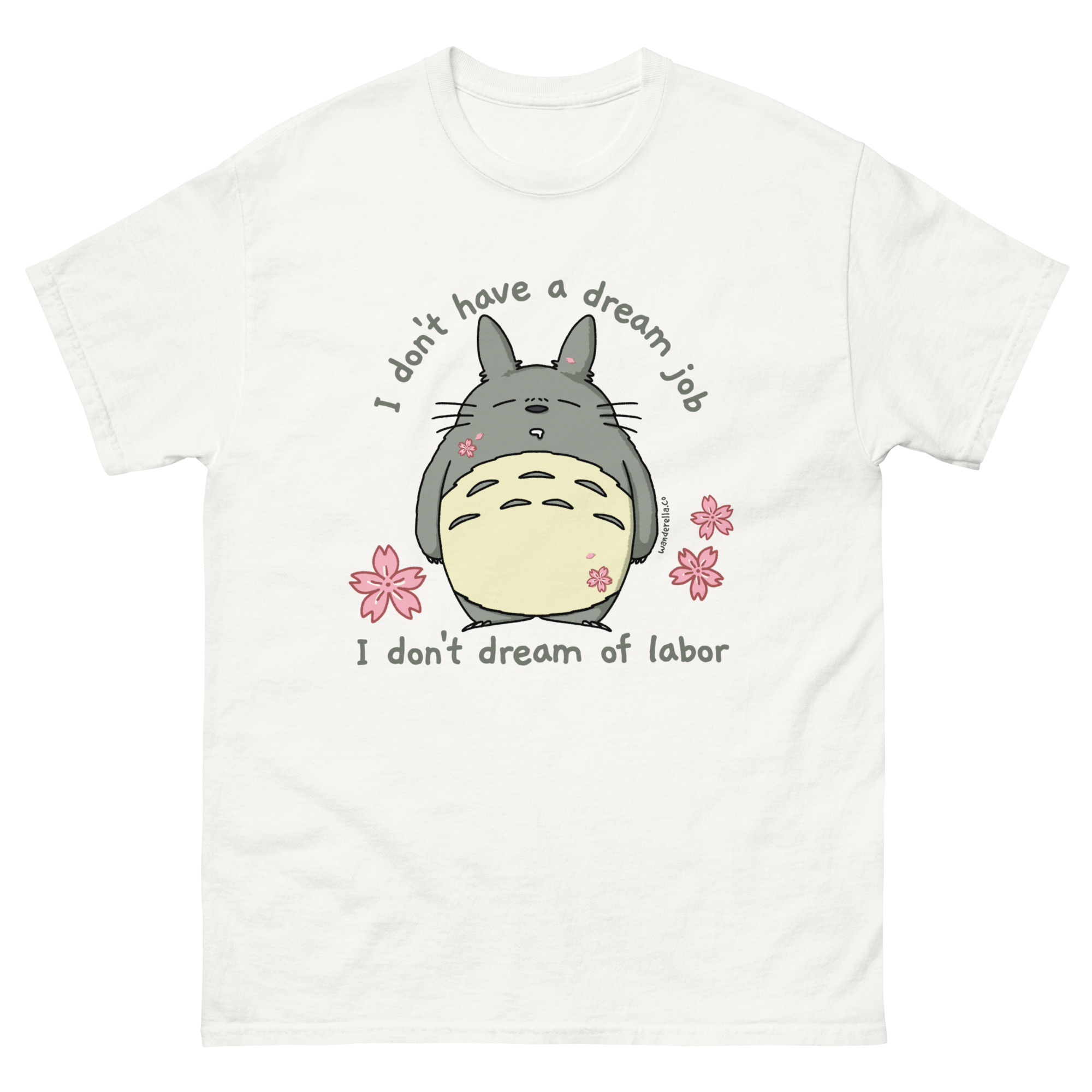 "I don’t have a dream job" unisex classic tee